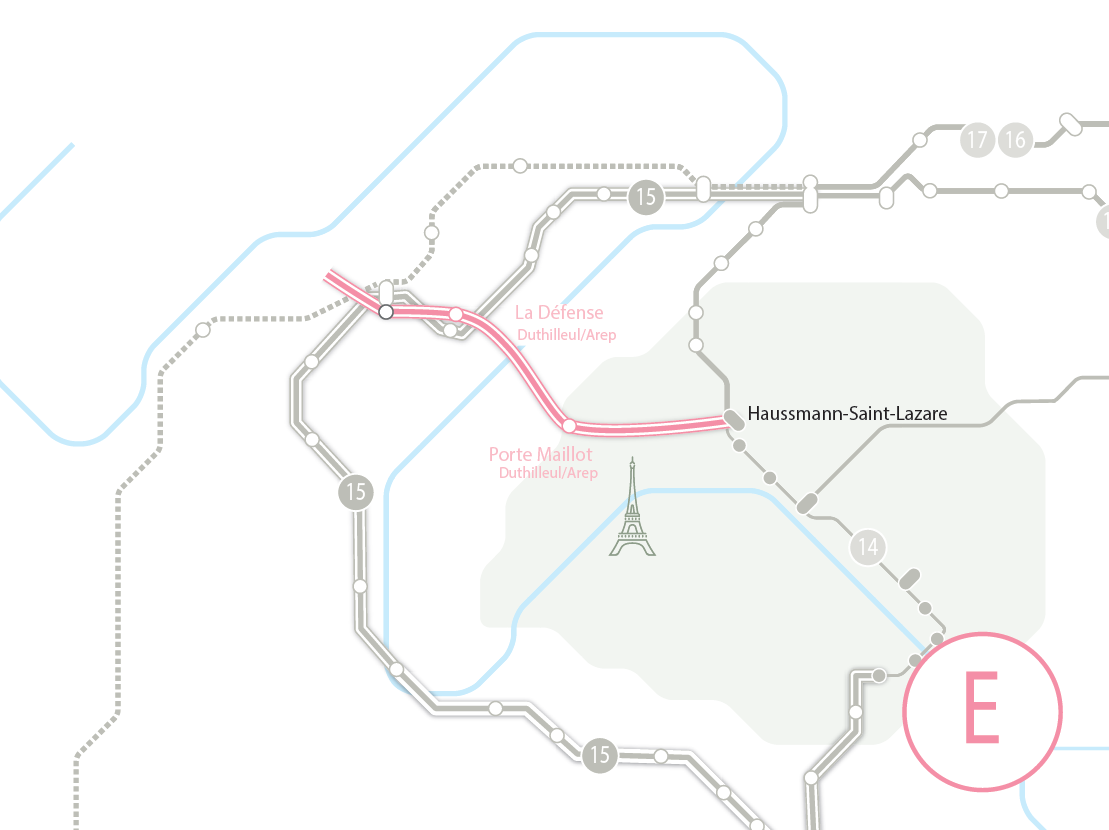 EOLE – Extension of the RER E toward the East (suburban train)